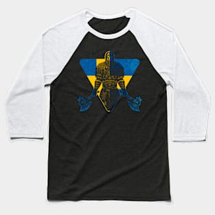 Swedish Viking Warrior Baseball T-Shirt